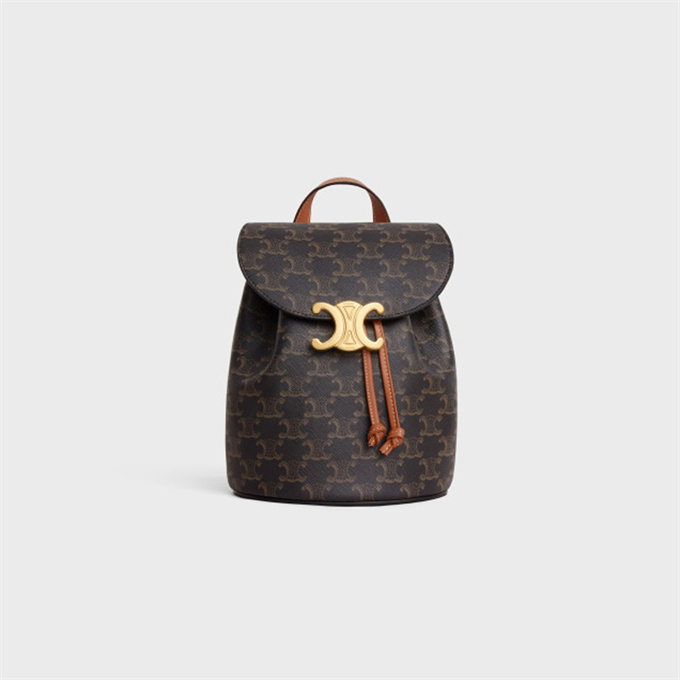 celine bonnie triomphe canvas backpack